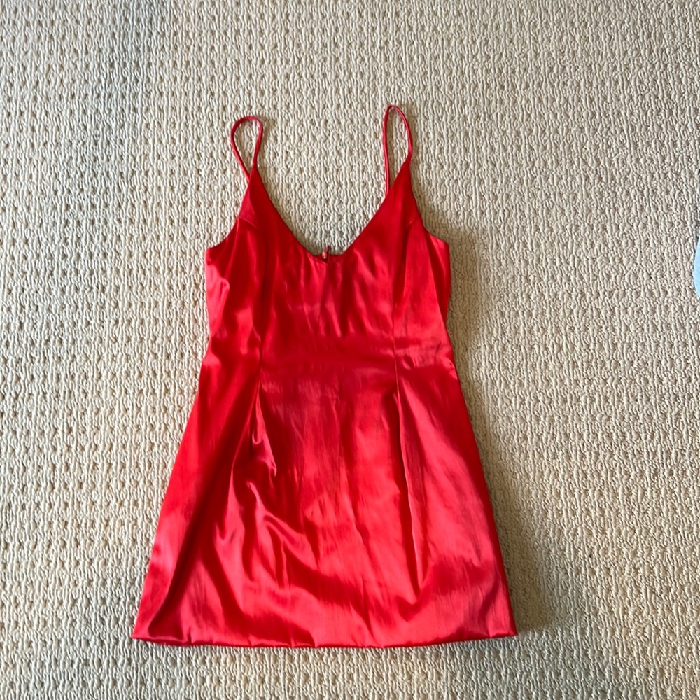 Red mini dress LUX LA